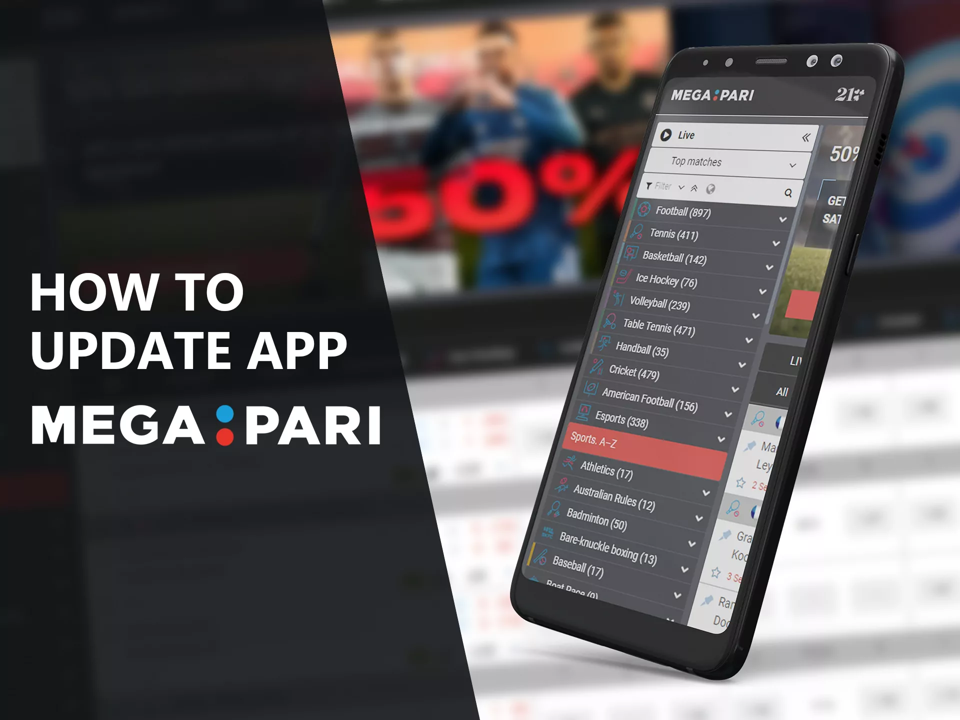 Update the Megapari app to the latest version for better performance.