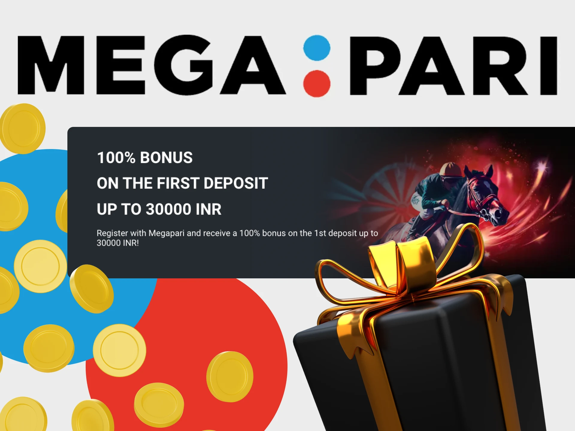 Claim the first deposit bonus in the Megapari app.